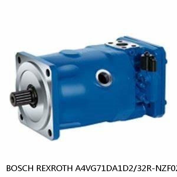 A4VG71DA1D2/32R-NZF02F021SH-S BOSCH REXROTH A4VG Variable Displacement Pumps