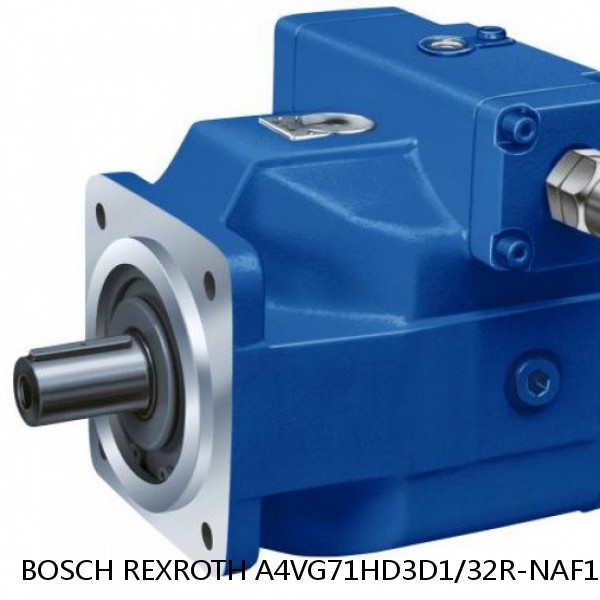 A4VG71HD3D1/32R-NAF10K041E-S BOSCH REXROTH A4VG Variable Displacement Pumps