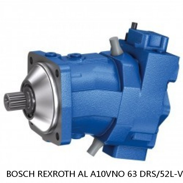 AL A10VNO 63 DRS/52L-VSC11N00-S4601 BOSCH REXROTH A10VNO Axial Piston Pumps