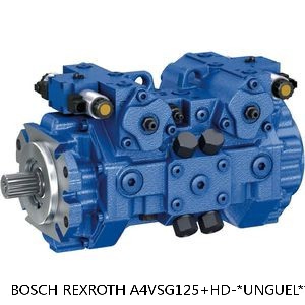 A4VSG125+HD-*UNGUEL***069F BOSCH REXROTH A4VSG Axial Piston Variable Pump