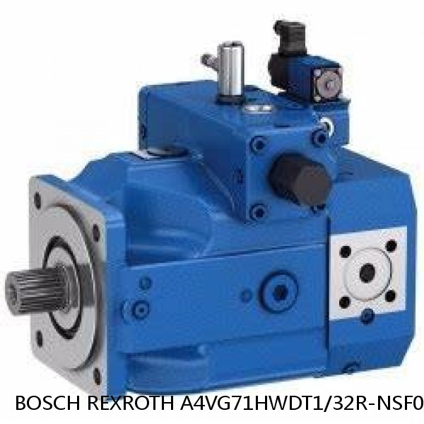 A4VG71HWDT1/32R-NSF02KXX1E-S BOSCH REXROTH A4VG Variable Displacement Pumps
