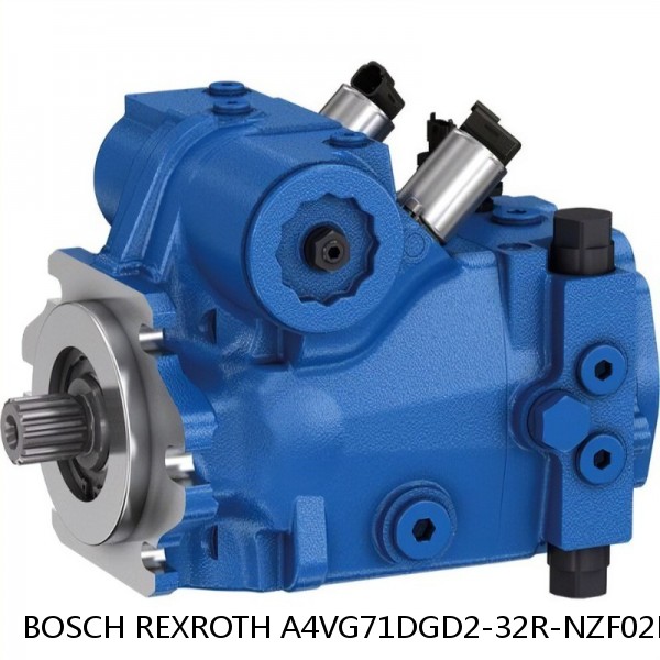 A4VG71DGD2-32R-NZF02F011S BOSCH REXROTH A4VG Variable Displacement Pumps