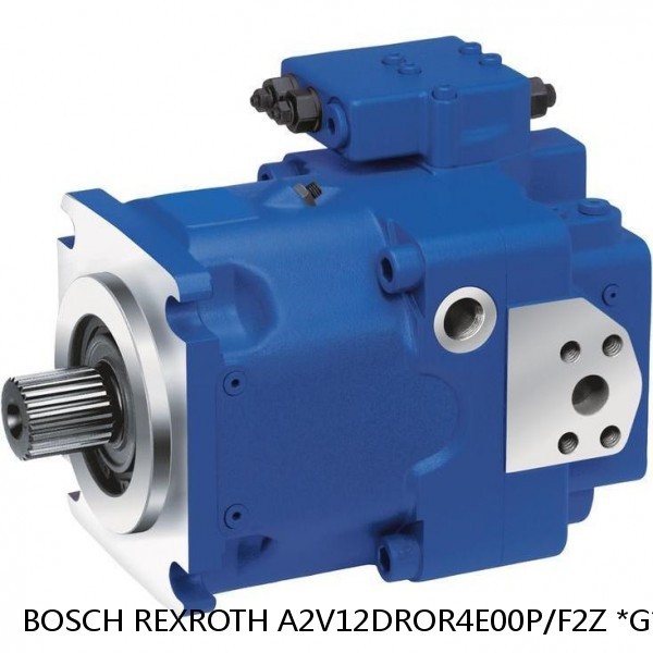 A2V12DROR4E00P/F2Z *G* BOSCH REXROTH A2V Variable Displacement Pumps