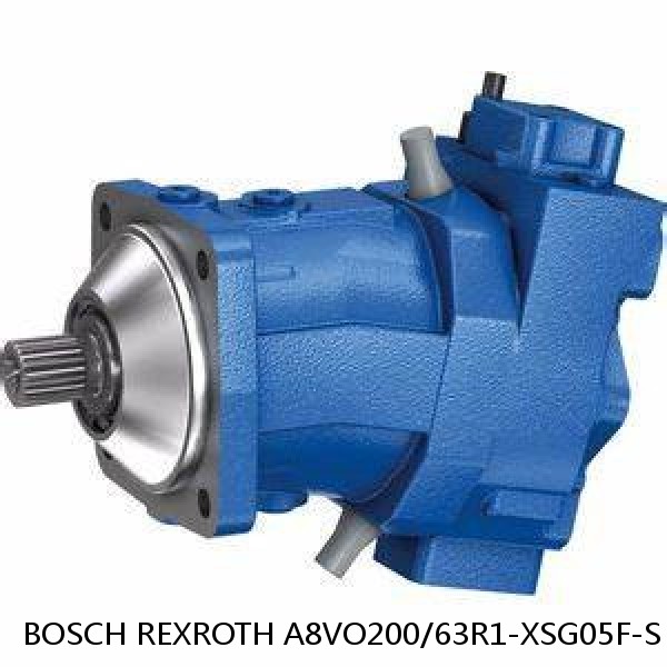 A8VO200/63R1-XSG05F-S 27031.9563 BOSCH REXROTH A8VO Variable Displacement Pumps