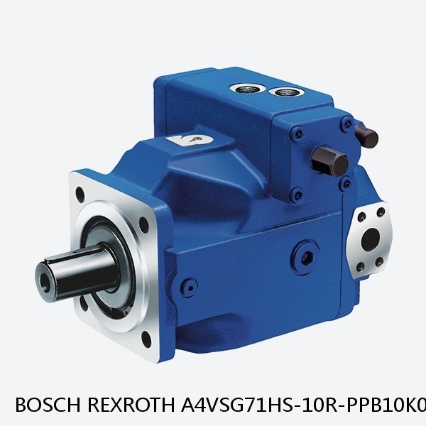 A4VSG71HS-10R-PPB10K010N BOSCH REXROTH A4VSG Axial Piston Variable Pump