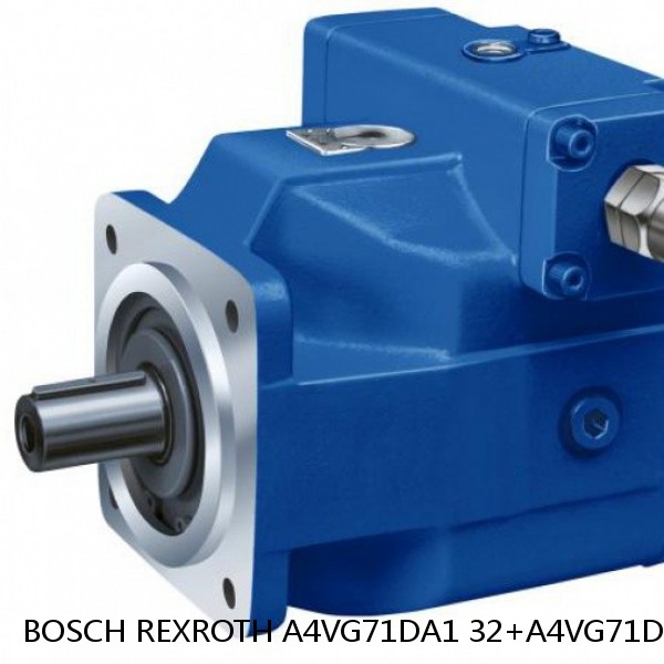 A4VG71DA1 32+A4VG71DG/32 BOSCH REXROTH A4VG Variable Displacement Pumps #1 small image