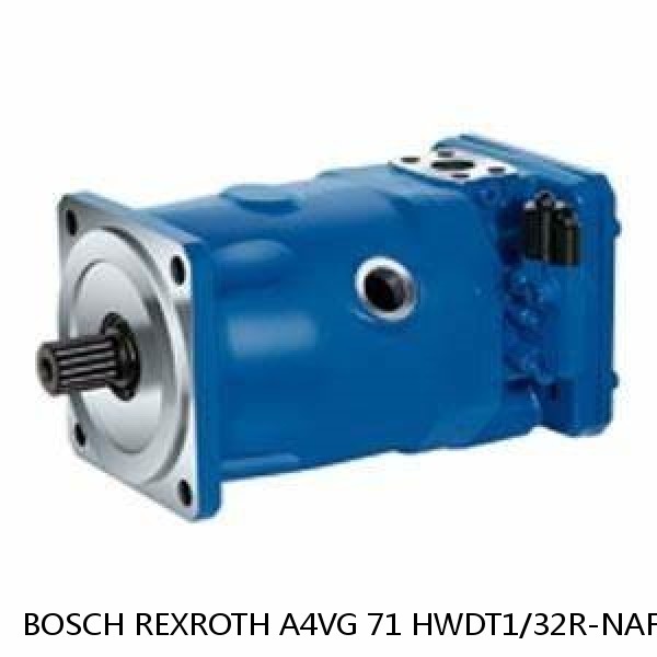 A4VG 71 HWDT1/32R-NAF02K041E BOSCH REXROTH A4VG Variable Displacement Pumps