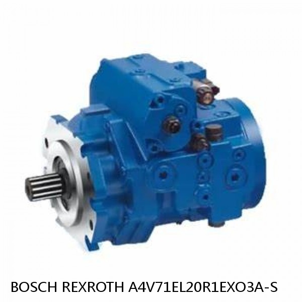 A4V71EL20R1EXO3A-S BOSCH REXROTH A4V Variable Pumps