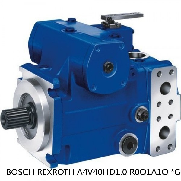 A4V40HD1.0 R0O1A1O *G* BOSCH REXROTH A4V Variable Pumps
