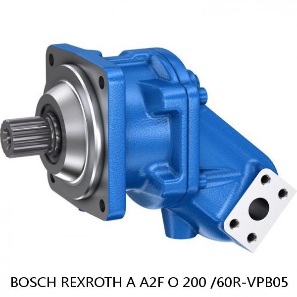 A A2F O 200 /60R-VPB05 BOSCH REXROTH A2FO Fixed Displacement Pumps